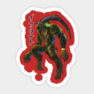 Ifrit Tribal Sticker